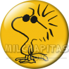 Chapa de Snoopy: Emilio (Woodstock) el pájaro amigo de Snoopy