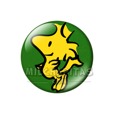 Chapa de Snoopy: Emilio (Woodstock) el pájaro amigo de Snoopy 2