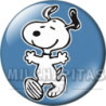 Chapa de Snoopy: Snoopy contento