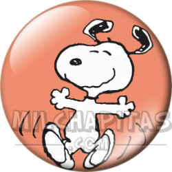 Chapa de Snoopy: Snoopy bailando