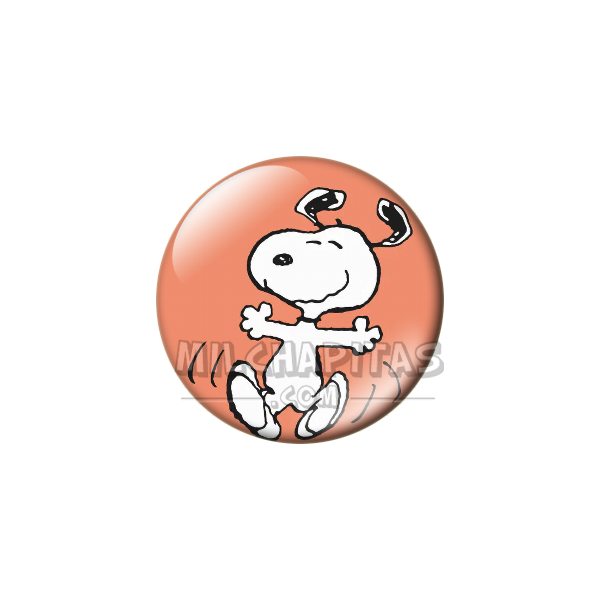 Chapa de Snoopy: Snoopy bailando