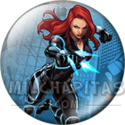 Chapa de Marvel: Viuda Negra (Black Widow)