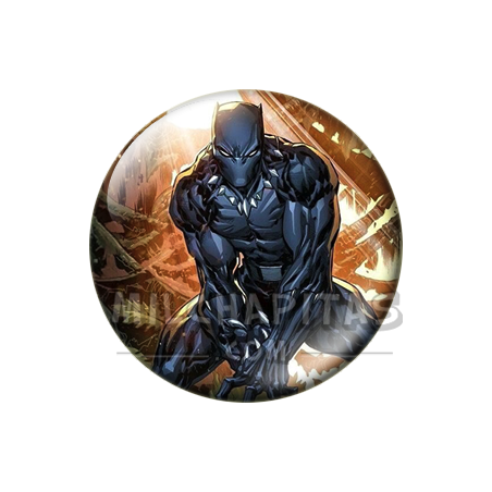 Chapa de Marvel: Black Panther (Pantera Negra)