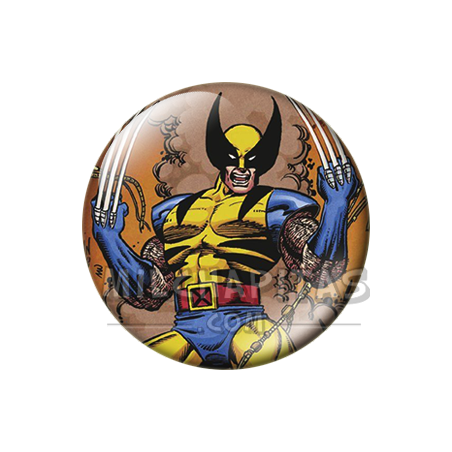 Chapa de Marvel: Lobezno (Wolverine)