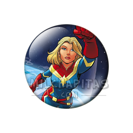 Chapa de Marvel: Capitana Marvel