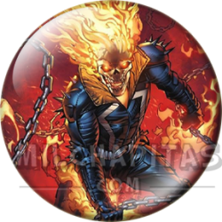 Chapa de Marvel: Motorista Fantasma (Ghost Rider)