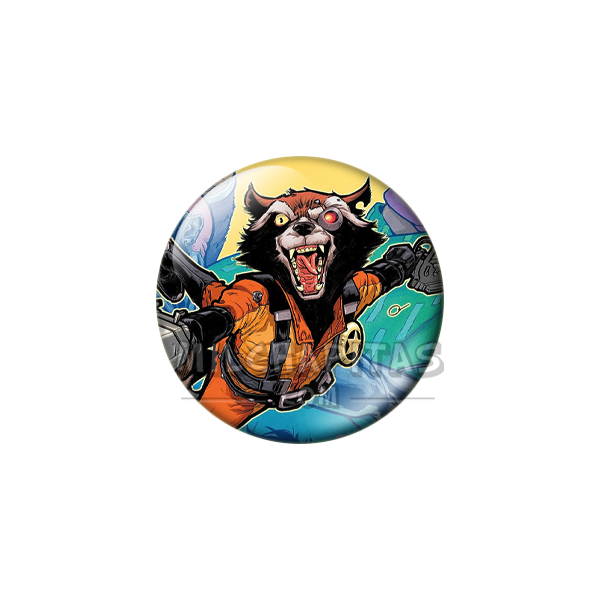 Chapa de Marvel: Rocket Raccoon