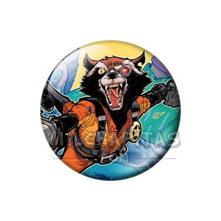 Chapa de Marvel: Rocket Raccoon