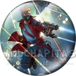 Chapa de Marvel: Star-Lord (Peter Quill)