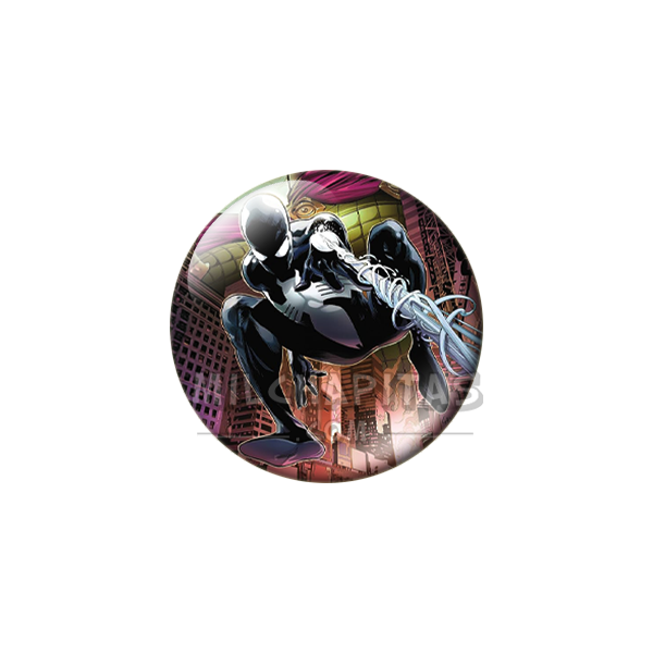 Chapa de Marvel: Spider-Man (Traje Negro Simbionte)