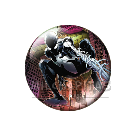 Chapa de Marvel: Spider-Man (Traje Negro Simbionte)