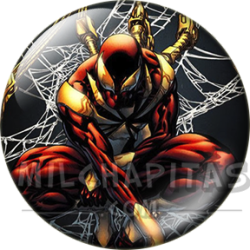 Chapa de Marvel: Spider-Man (Armadura Iron Spider)