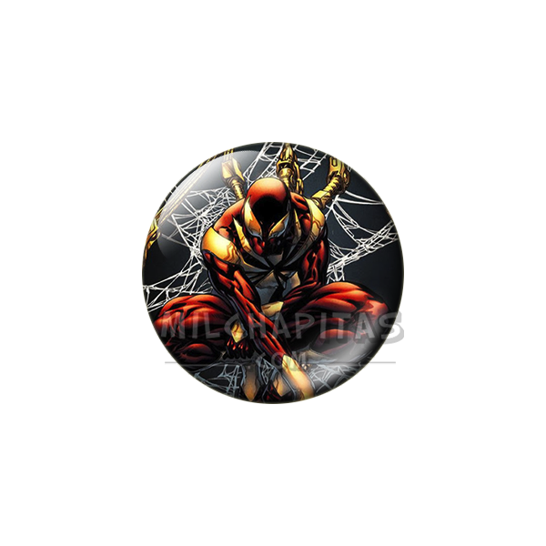 Chapa de Marvel: Spider-Man (Armadura Iron Spider)
