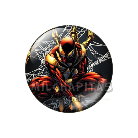 Chapa de Marvel: Spider-Man (Armadura Iron Spider)
