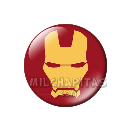 Chapa de Marvel: Casco de Iron Man