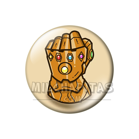 Chapa de Marvel: Guantelete del Infinito