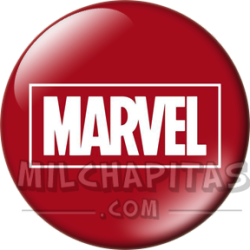 Chapa de Marvel: Logo Marvel