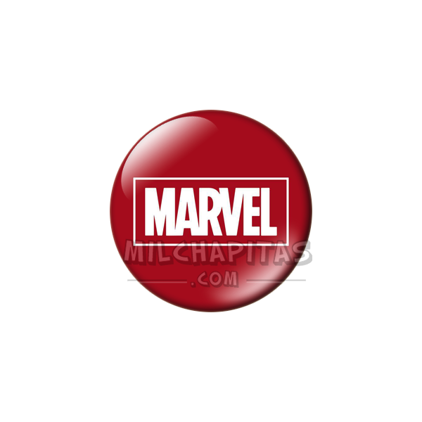 Chapa de Marvel: Logo Marvel