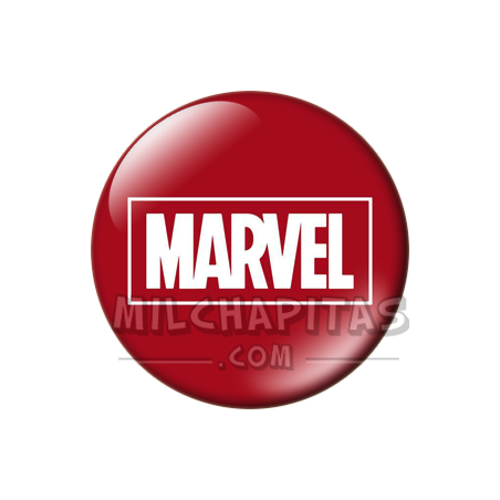 Chapa de Marvel: Logo Marvel