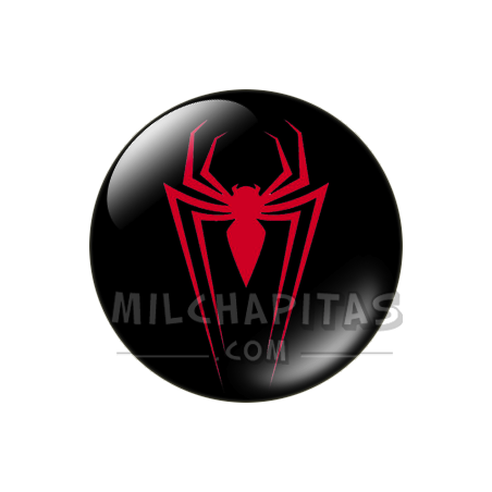 Chapa de Marvel: Logo Spider-Man (araña roja)