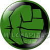 Chapa de Marvel: Logo Hulk (puño verde)