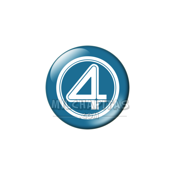 Chapa de Marvel: Logo 4 Fantásticos