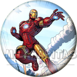 Chapa de Marvel: Iron Man
