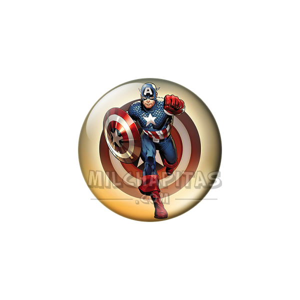 Chapa de Marvel: Capitán América