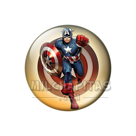 Chapa de Marvel: Capitán América
