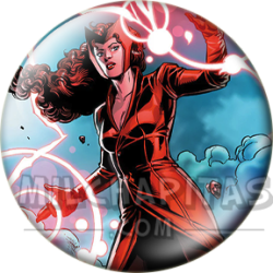 Chapa de Marvel: Bruja Escarlata (Scarlet Witch)