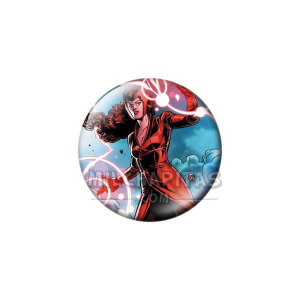 Chapa de Marvel: Bruja Escarlata (Scarlet Witch)
