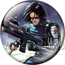 Chapa de Marvel: Soldado de Invierno (Winter Soldier)