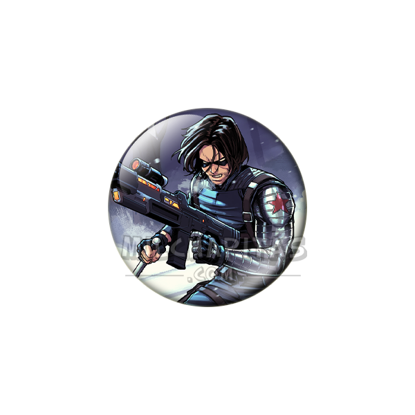 Chapa de Marvel: Soldado de Invierno (Winter Soldier)