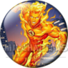Chapa de Marvel: Antorcha Humana (Human Torch)