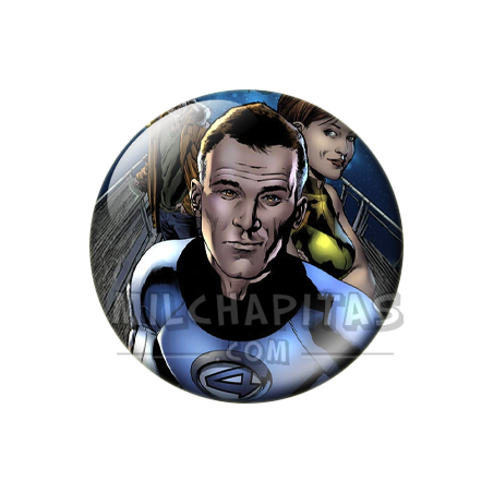 Chapa de Marvel: Mr. Fantástico (Mister Fantastic)
