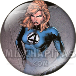 Chapa de Marvel: Mujer Invisible (Invisible Woman)