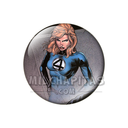 Chapa de Marvel: Mujer Invisible (Invisible Woman)
