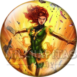 Chapa de Marvel: Jean Grey (Fénix)