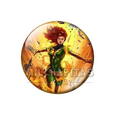 Chapa de Marvel: Jean Grey (Fénix)