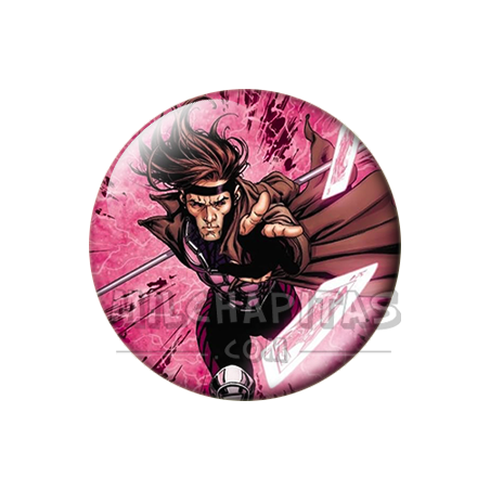 Chapa de Marvel: Gambito (Gambit)