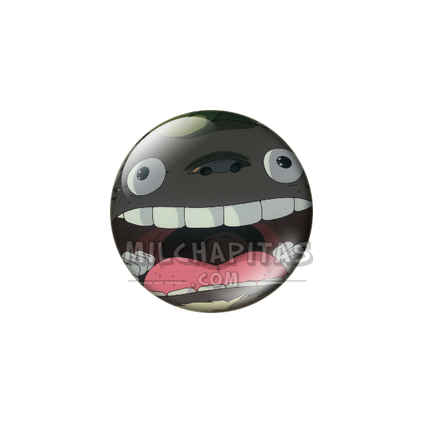 Chapa de Studio Ghibli: Totoro sonriendo