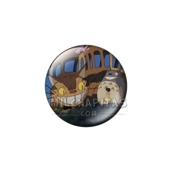Chapa de Studio Ghibli: Gatobús y Totoro