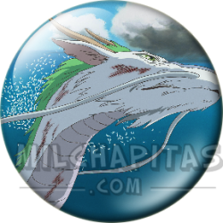 Chapa de Studio Ghibli: Haku dragón