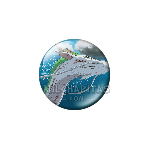 Chapa de Studio Ghibli: Haku dragón