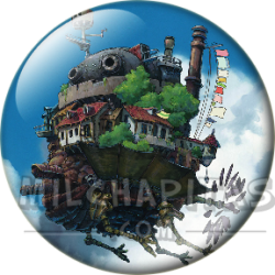 Chapa de Studio Ghibli: El castillo ambulante en el cielo