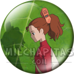Chapa de Studio Ghibli: Arrietty en la hoja