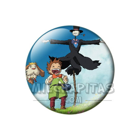 Chapa de Studio Ghibli: Cabeza de Nabo y Markl