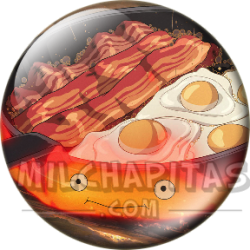 Chapa de Studio Ghibli: Calcifer cocinando