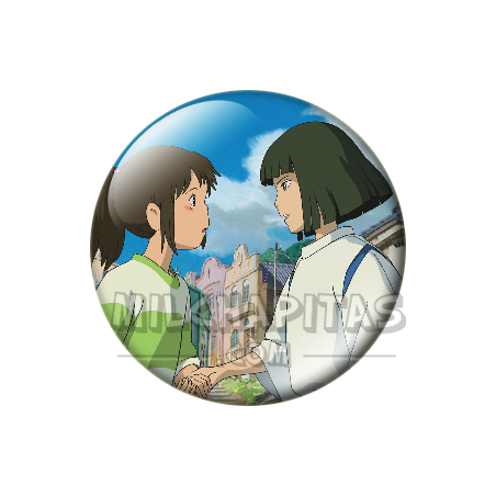 Chapa de Studio Ghibli: Chihiro y Haku