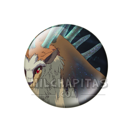 Chapa de Studio Ghibli: Espíritu del Bosque